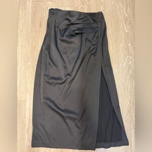 Astr Midi Skirt with Front Slit